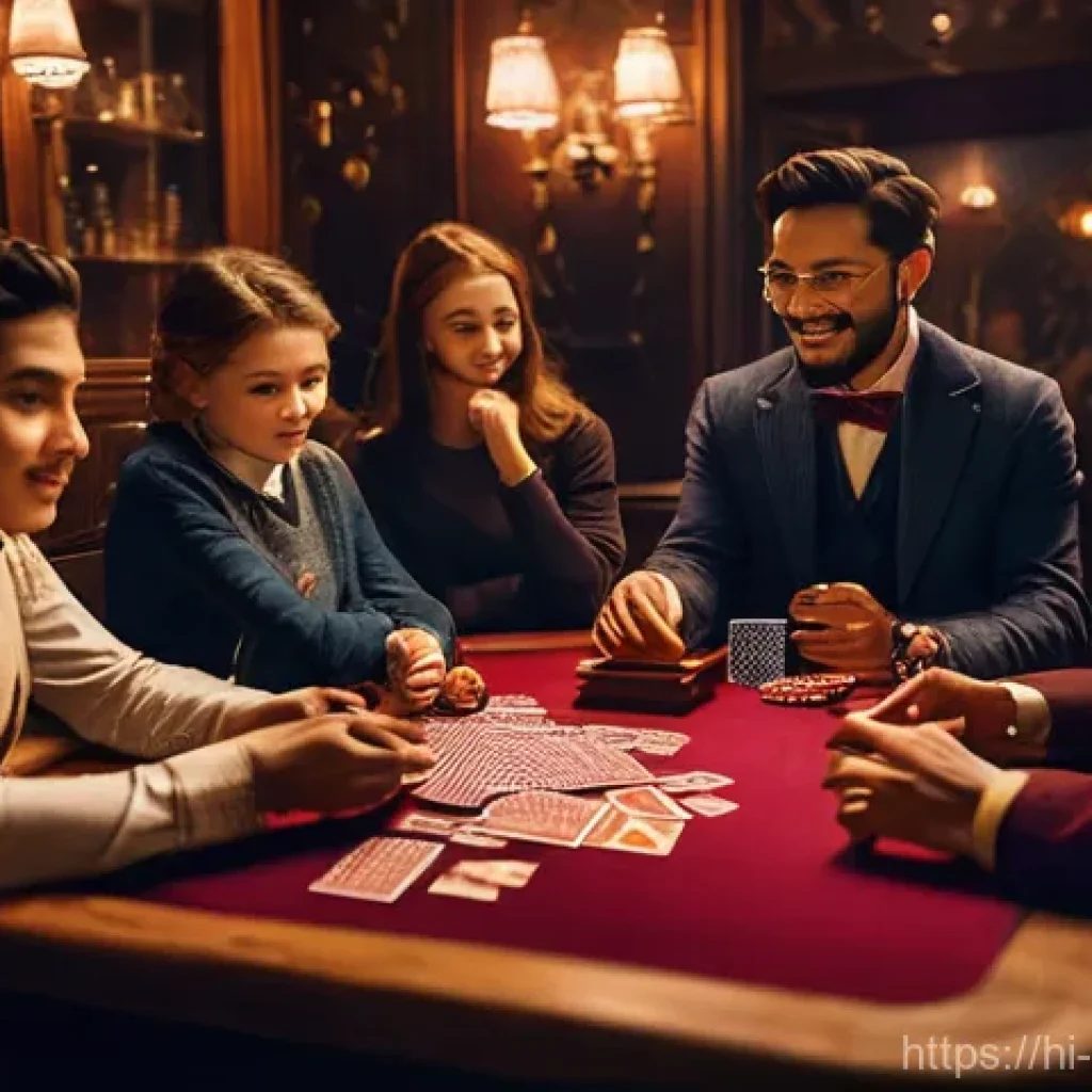 마술 동호회 활동 - **Prompt:** A diverse group of aspiring magicians, including young adults and an experienced, kindly...