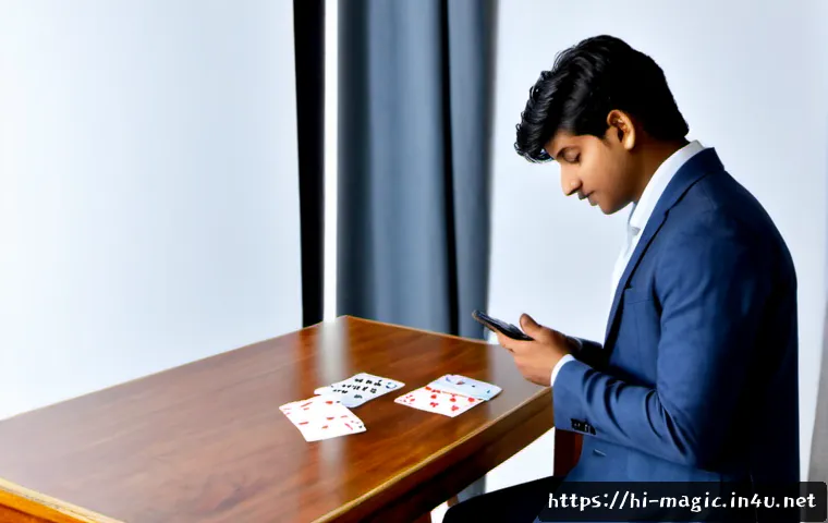Home 17 마술 영상 촬영 시 유의점 - Photorealistic indoor magic video shoot in a tidy Indian home studio, a young Indian magician wearin...